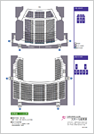 大ホール座席表（フロア別）イメージ