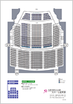 大ホール座席表（フロア統合）イメージ