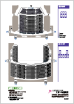 大ホール座席表（フロア別）イメージ