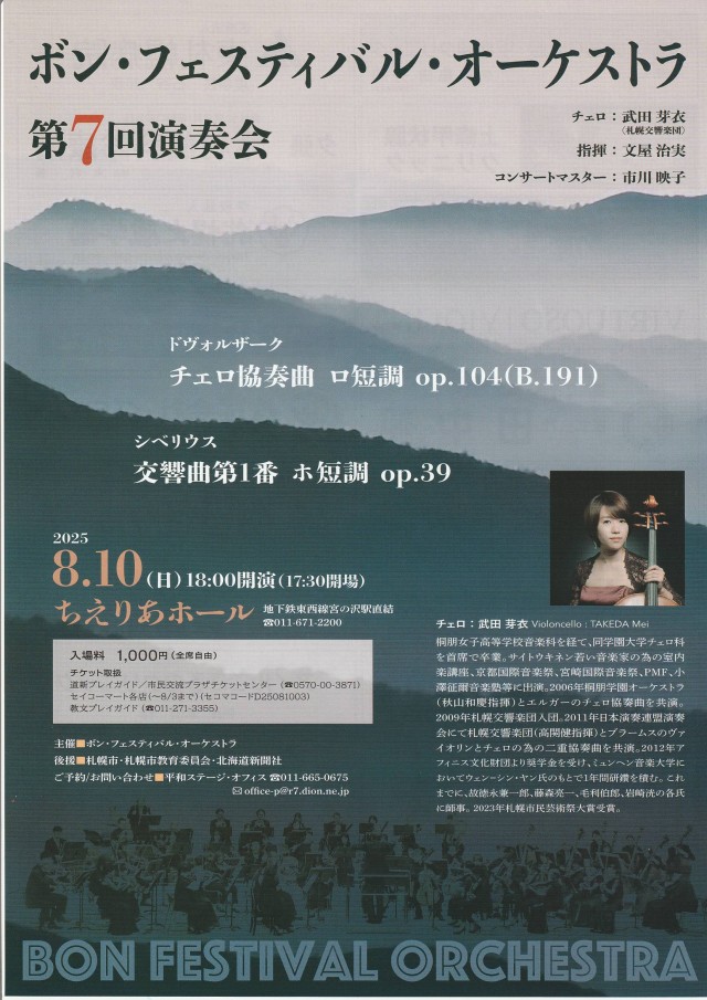 ボン・フェスティバル・オーケストラ　　第7回演奏会イメージ1